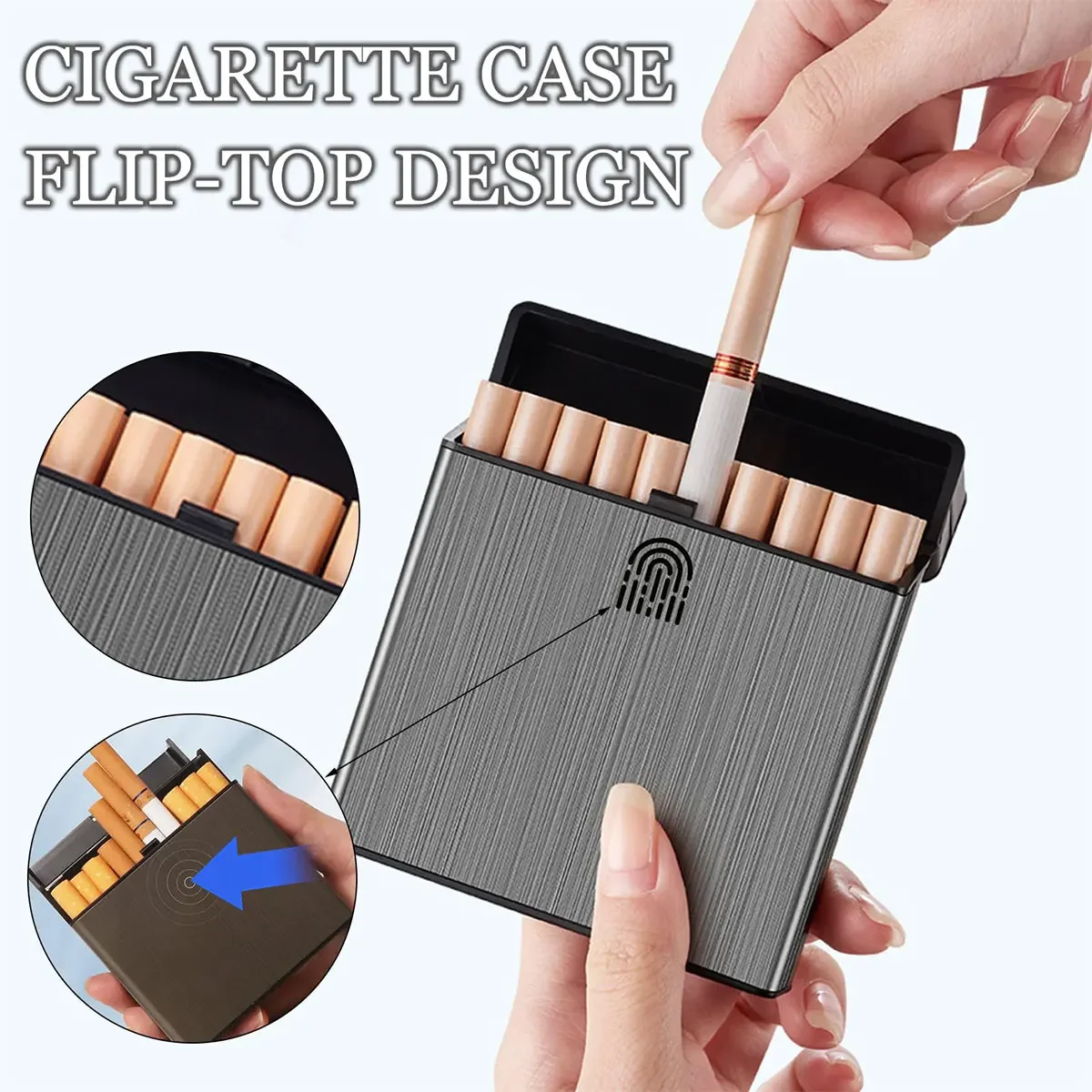Laptops - Large Capacity Cigarette Case Flip Cover