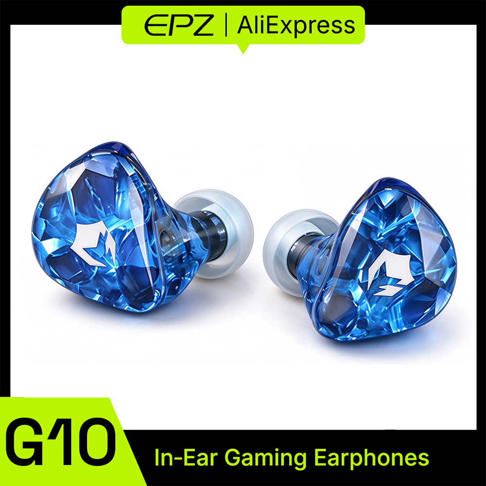 Type C Wired Earphones With Mic - EPZ G10 Wired Gaming IEM Earphones