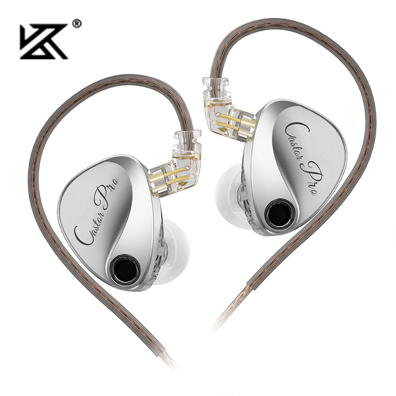 Type C Wired Earphones With Mic - KZ Castor PRO in Ear Earphones