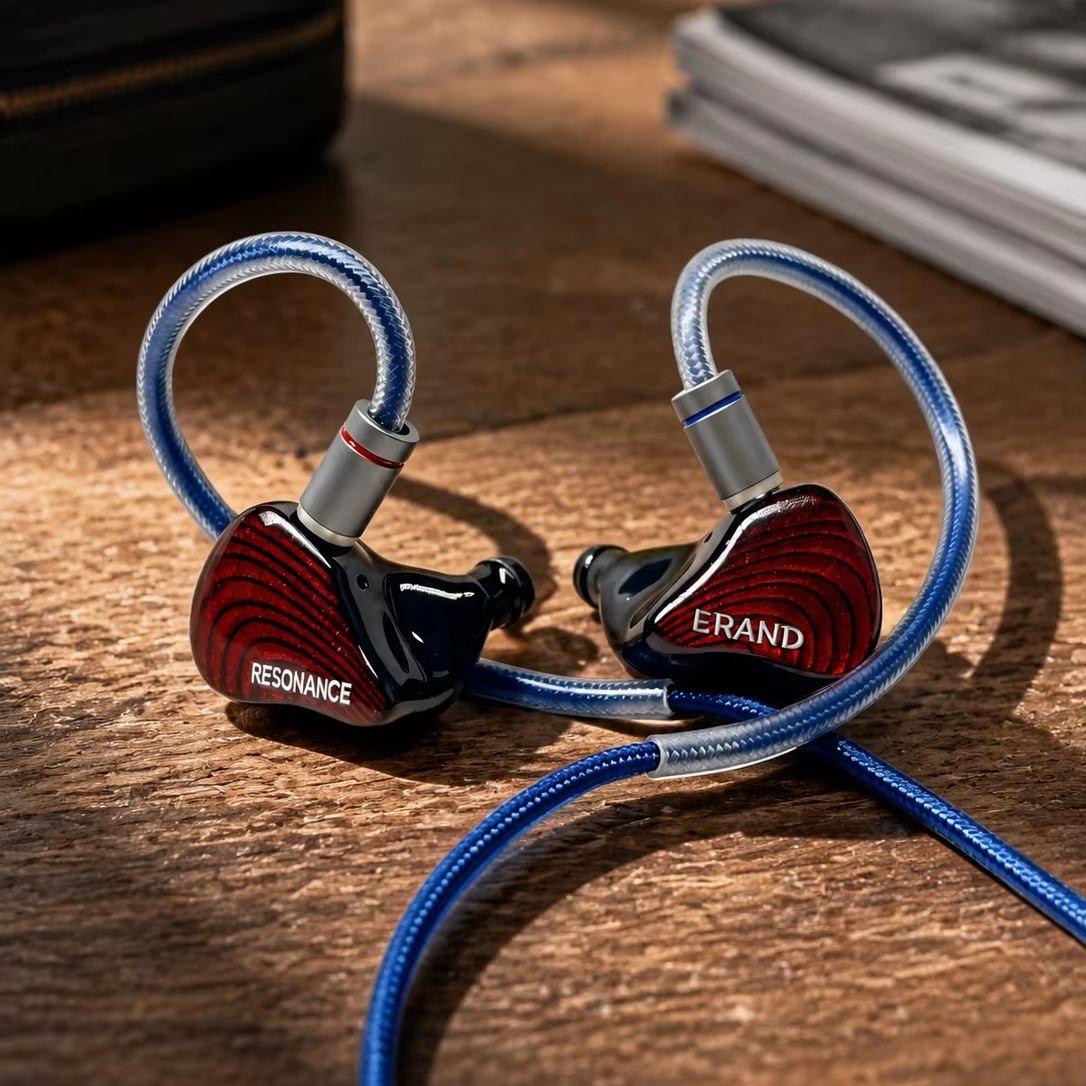 ERAND RESONANCE 5 RED 2DD+2BA+ - Planar Magnetic Iem Earphones review and price