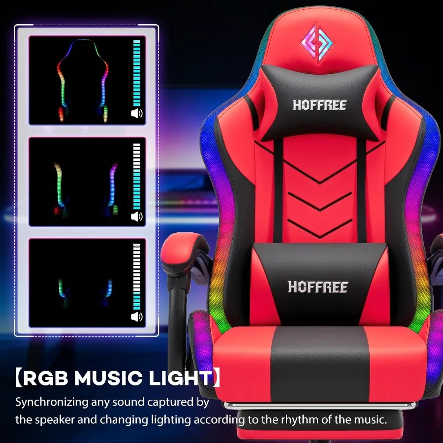 RGB Gaming Chair with Speakers - Speakers review and price