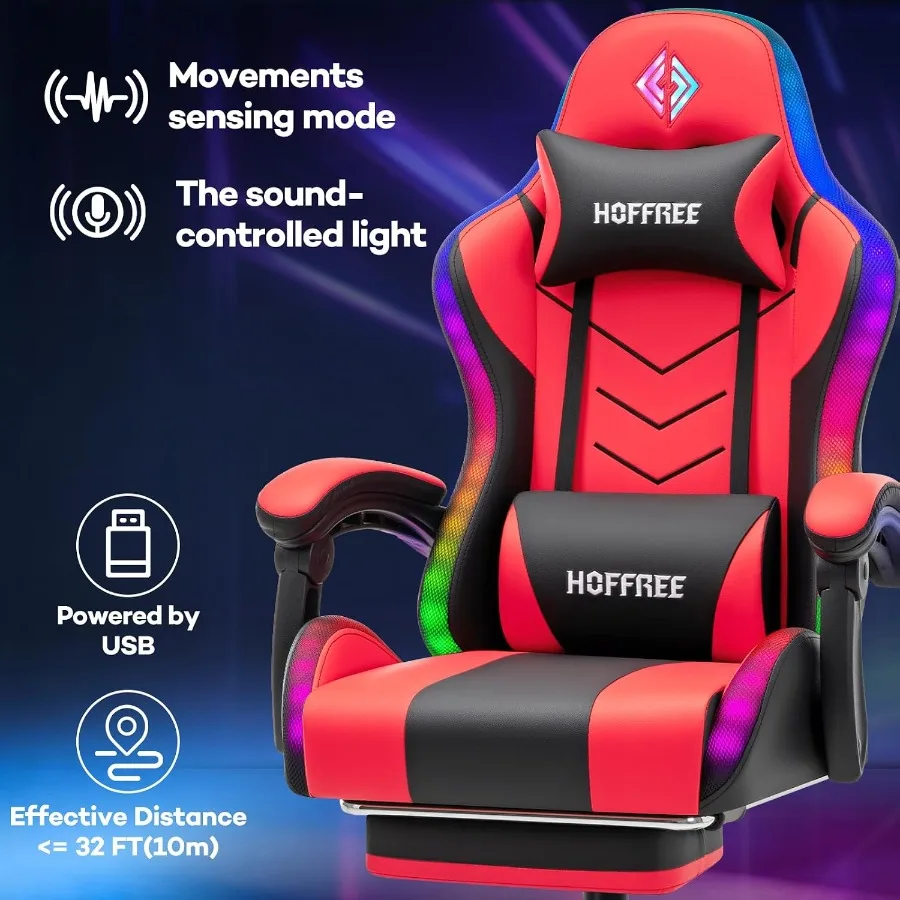 RGB Gaming Chair with Speakers - Speakers review and price