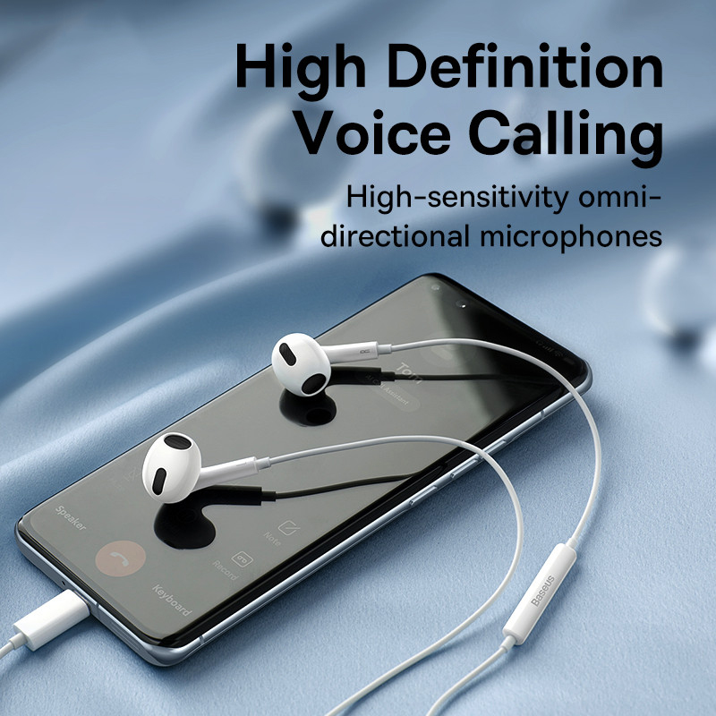 Baseus C17 Wired Earphone Type - Type C Wired Earphones With Mic review and price