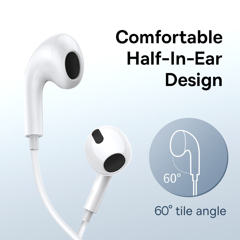 Baseus C17 Wired Earphone Type - Type C Wired Earphones With Mic review and price