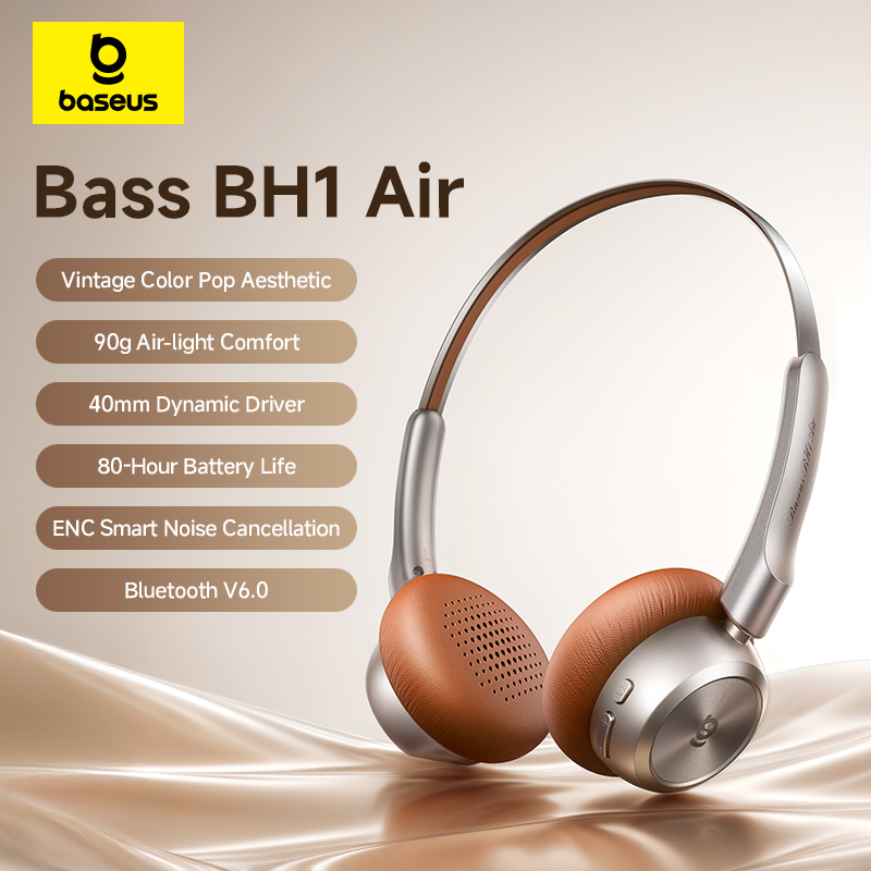 Baseus BH1 Air Wireless Headph - Anc Wireless Over Ear Headphones review and price