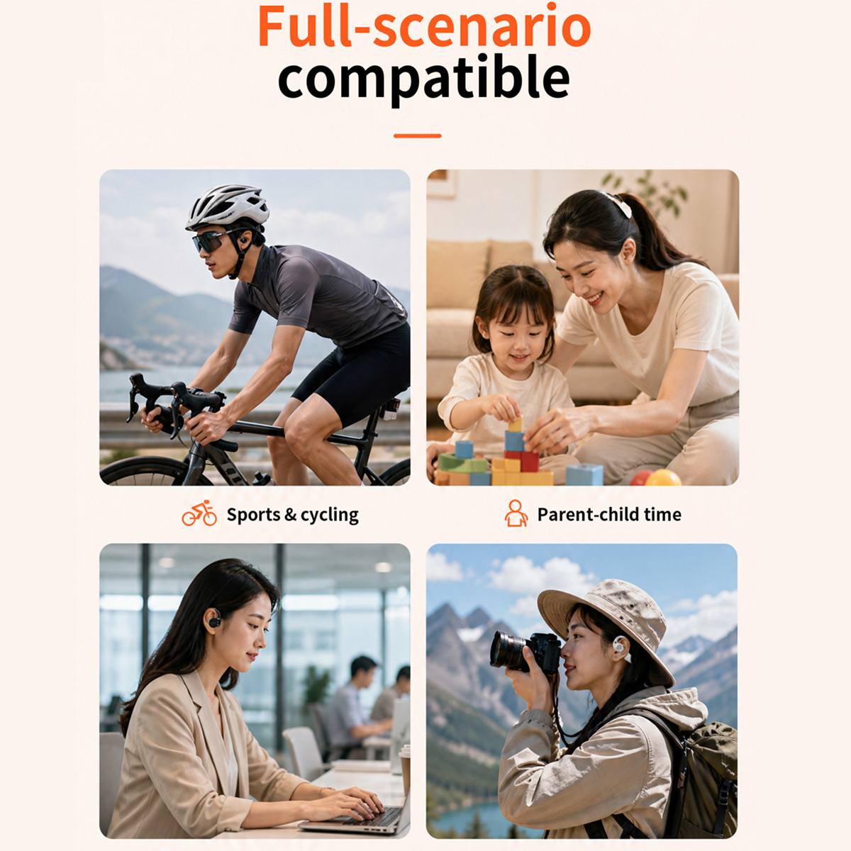 New Smart Camera Earphone Bone - Bone Conduction Running Headphones review and price
