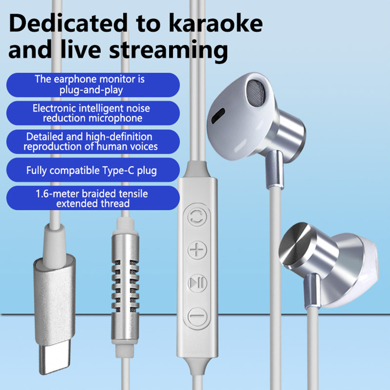 Type C Wired Karaoke Headphone - In Ear Monitors For Singers review and price