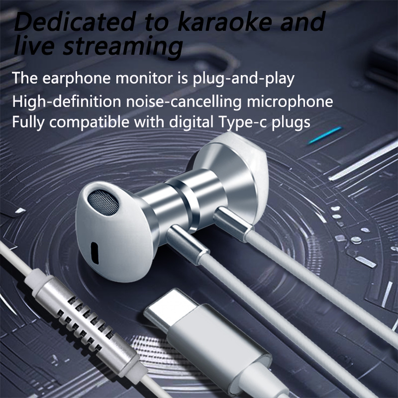Type C Wired Karaoke Headphone - In Ear Monitors For Singers review and price