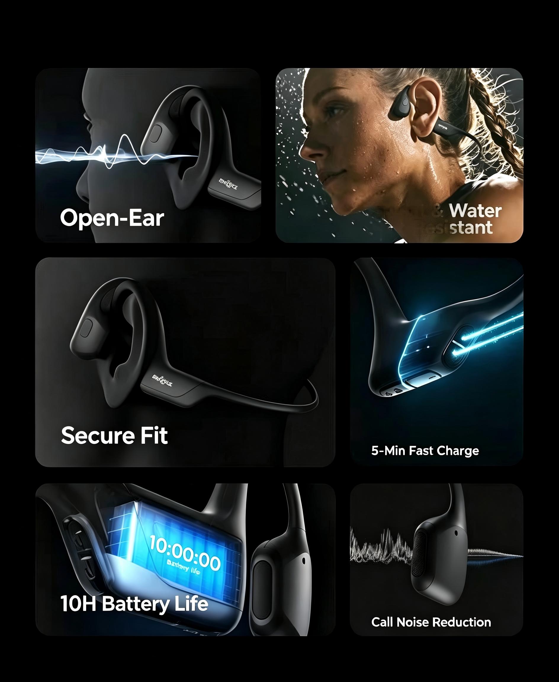 OpenRun Pro AS810 Bone Conduct - Bone Conduction Running Headphones review and price