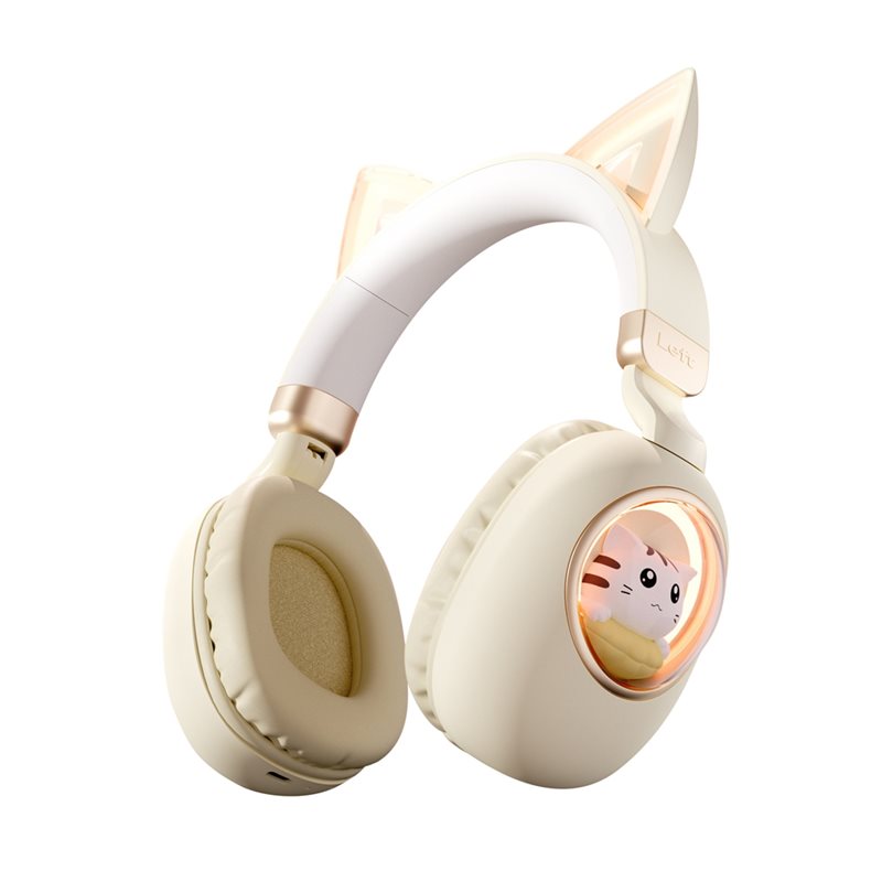 Foldable Bluetooth 5.3 Wireles - Cat Ear Bluetooth Headset Led review and price