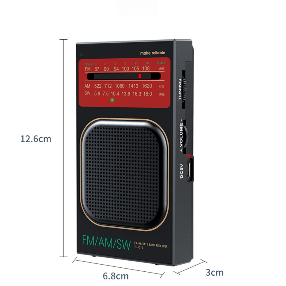 Compact Rechargeable For FM AM - Headphones review and price