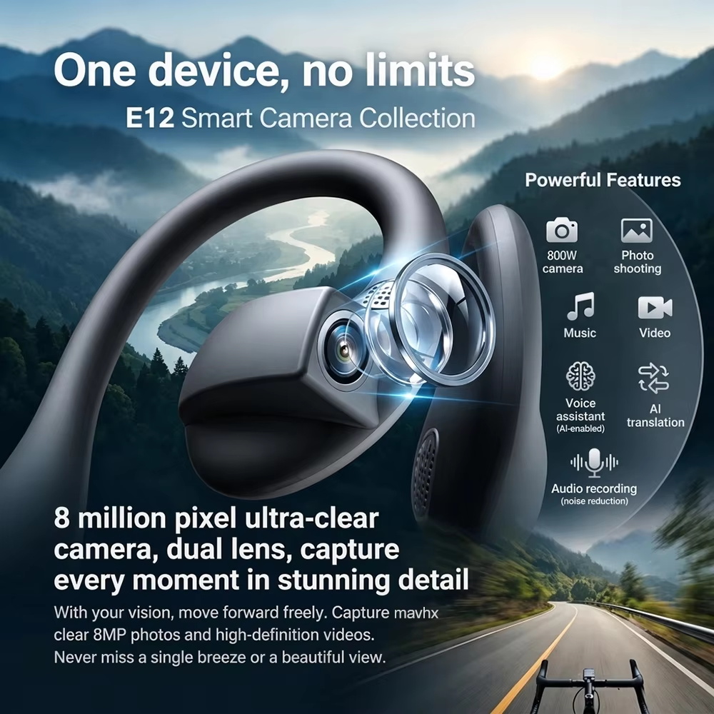 E12 Ear Hook Bone Conduction H - Bone Conduction Running Headphones review and price