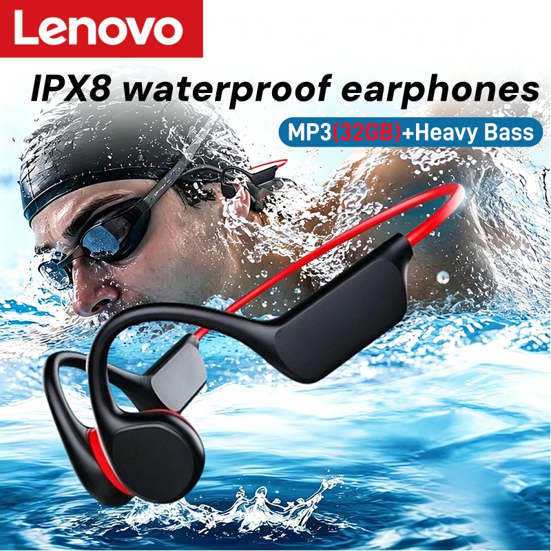 Lenovo Bone Conduction Headset - Bone Conduction Running Headphones review and price