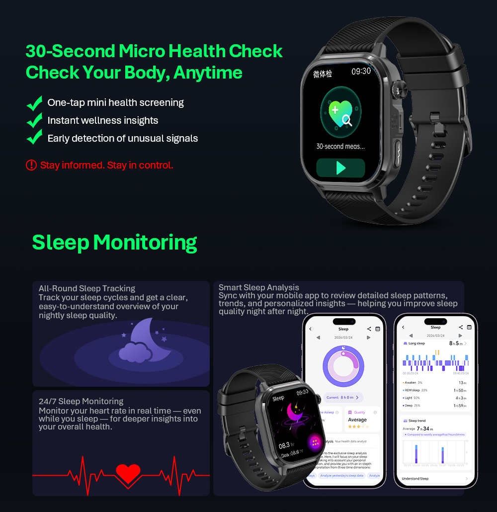 VALDUS CARDIGO Men Women ECG H - Smartwatches review and price