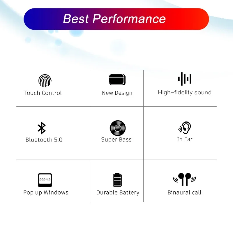 Bluetooth 5.3 New Air Por 5 Wi - Headphones review and price