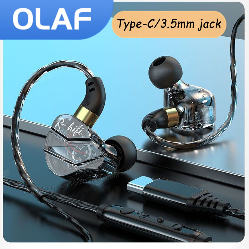 OLAF Gaming Headset Wired Earp - Type C Wired Earphones With Mic review and price