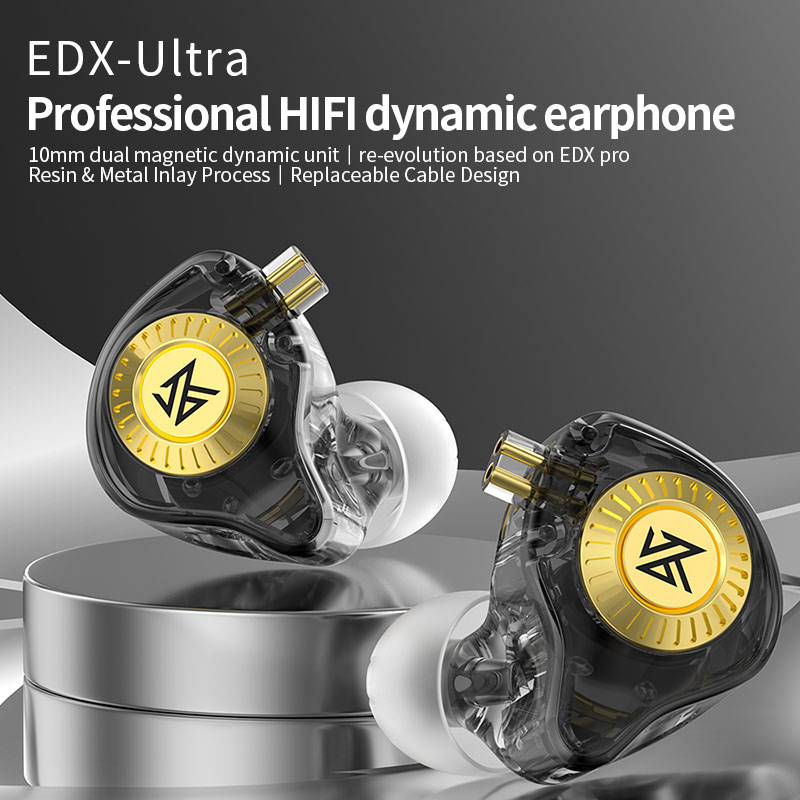 KZ EDX-Ultra wired hi-fi heads - In Ear Monitors For Singers review and price