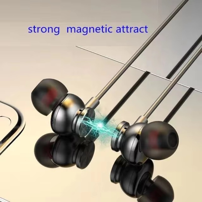 Led Battery Display Type-c Cha - Magnetic Neckband Sports Earphones review and price