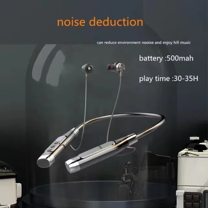 Led Battery Display Type-c Cha - Magnetic Neckband Sports Earphones review and price